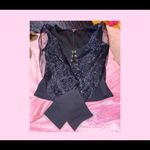 Black corset top